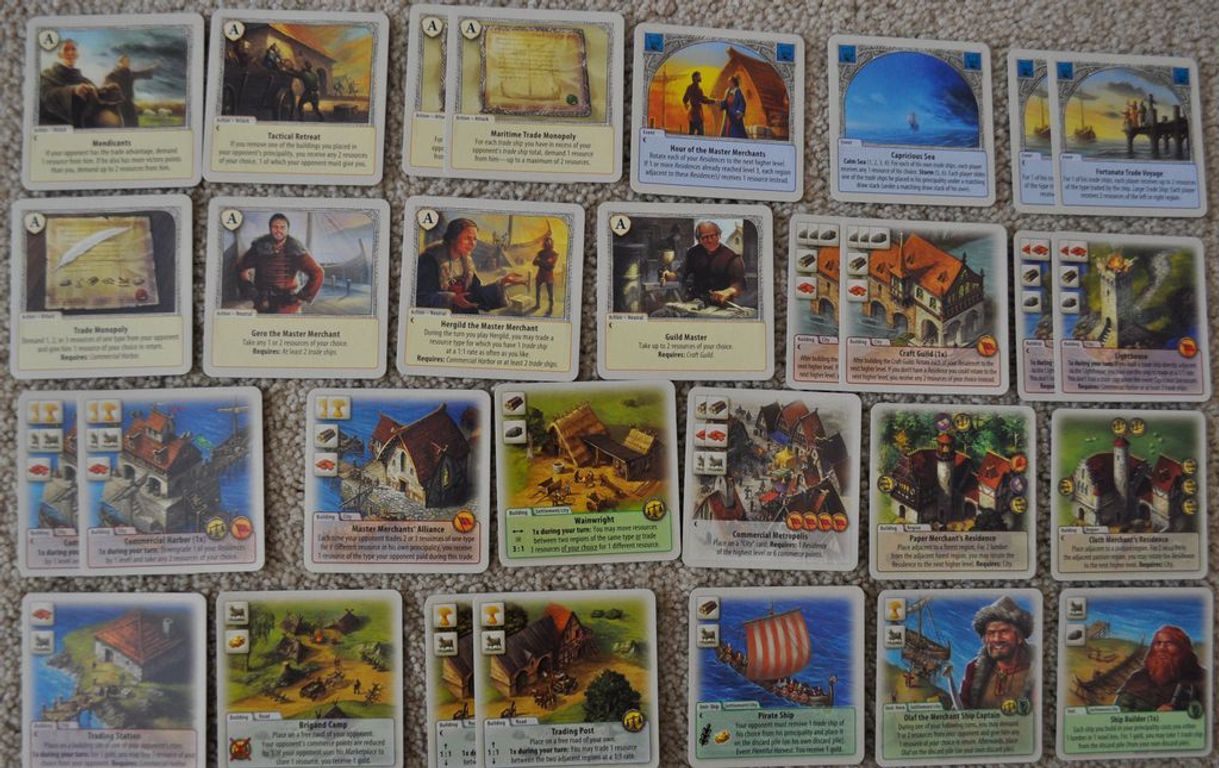 Die Fürsten von Catan: Finstere Zeiten karten