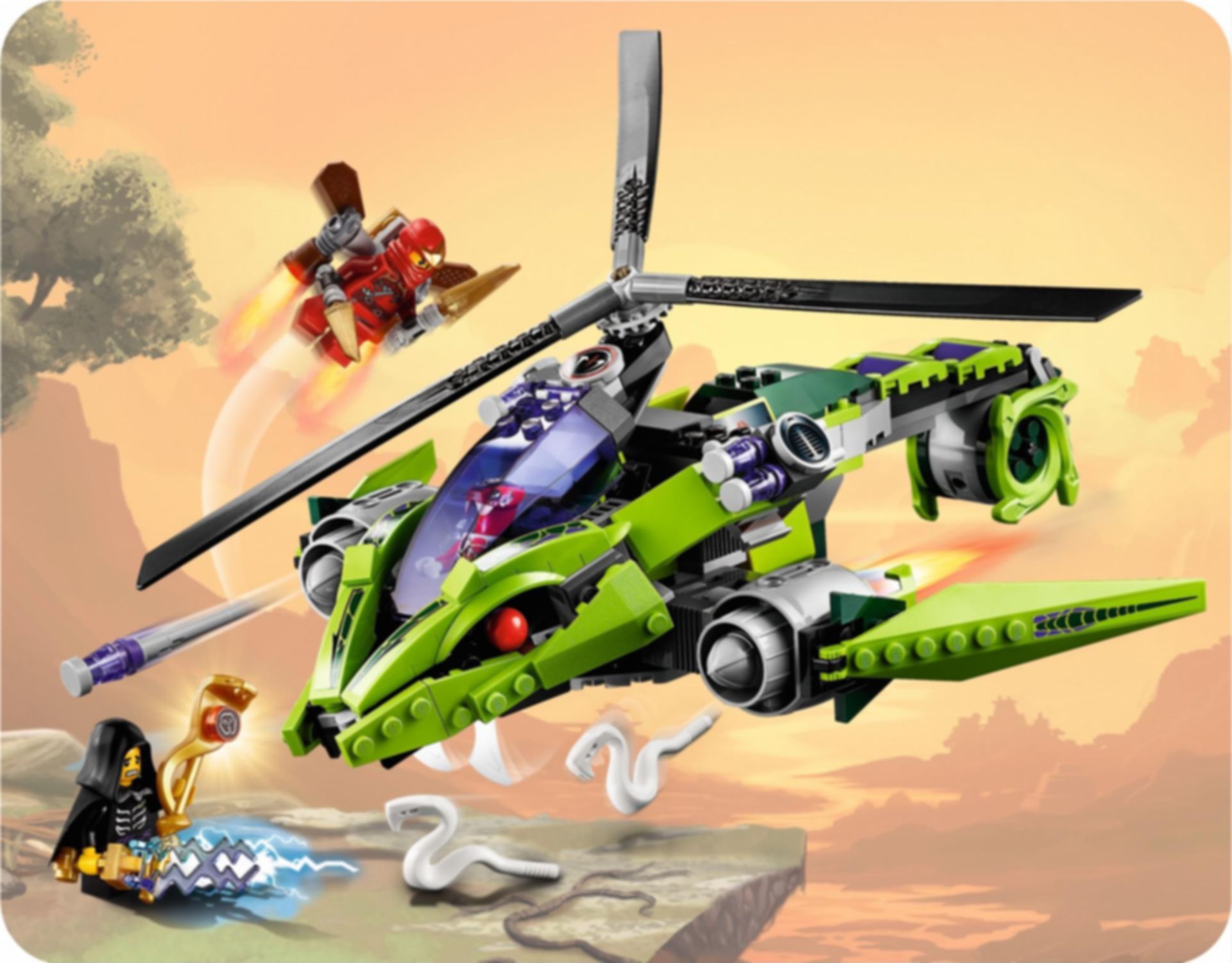 LEGO® Ninjago Rattlecopter spielablauf