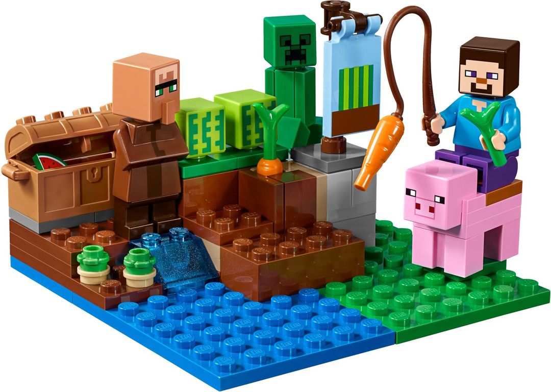 LEGO® Minecraft Melonenplantage spielablauf