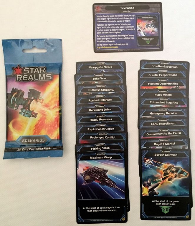 Star Realms: Scénarios cartes