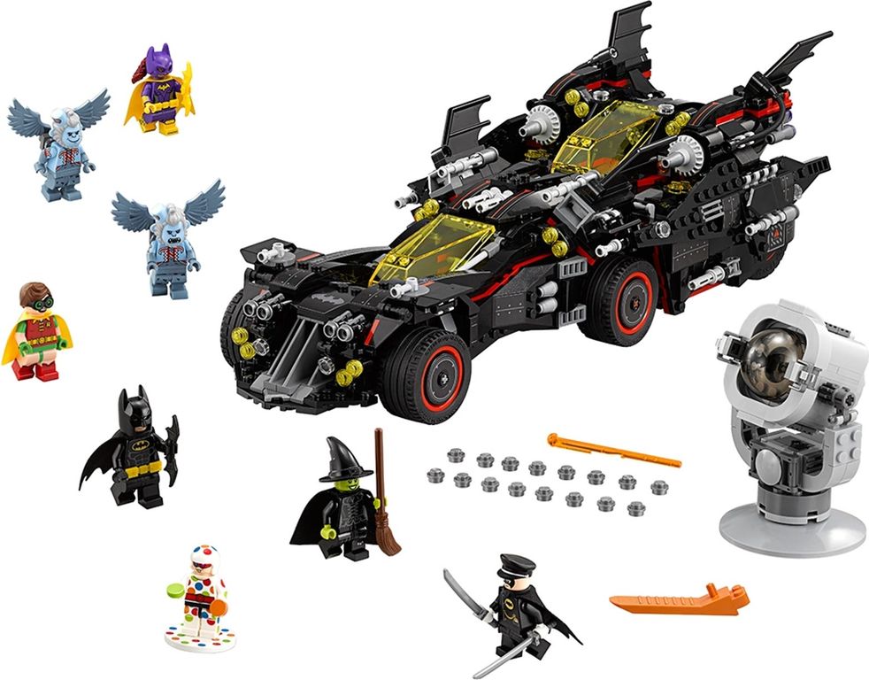 LEGO® Batman Movie The Ultimate Batmobile components