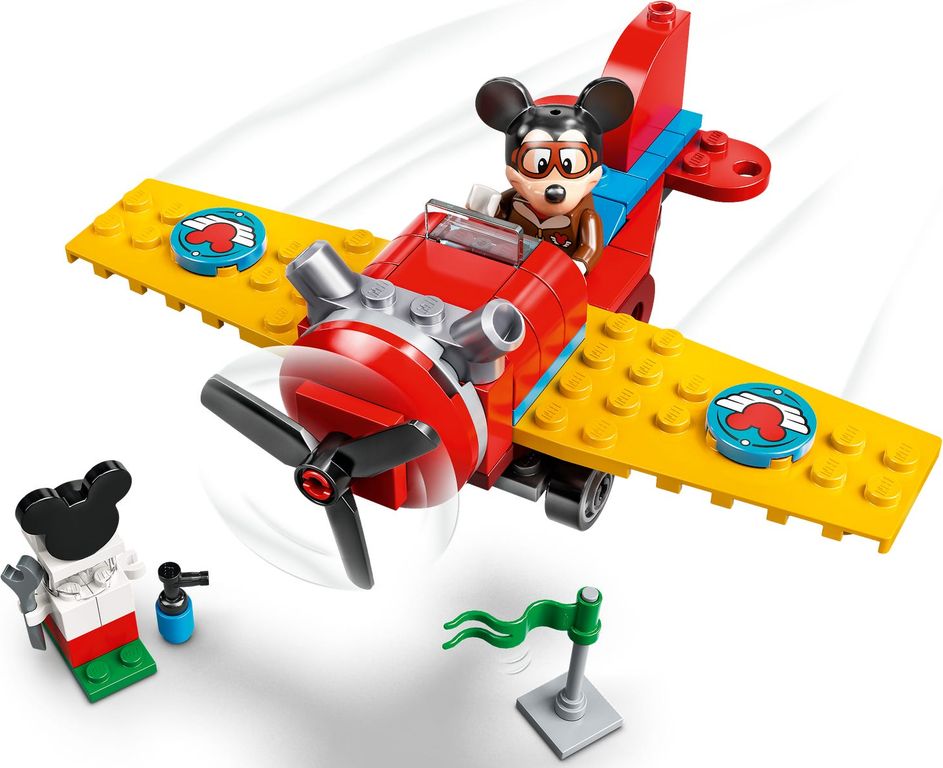 LEGO® Disney Mickey Mouse propellervliegtuig speelwijze