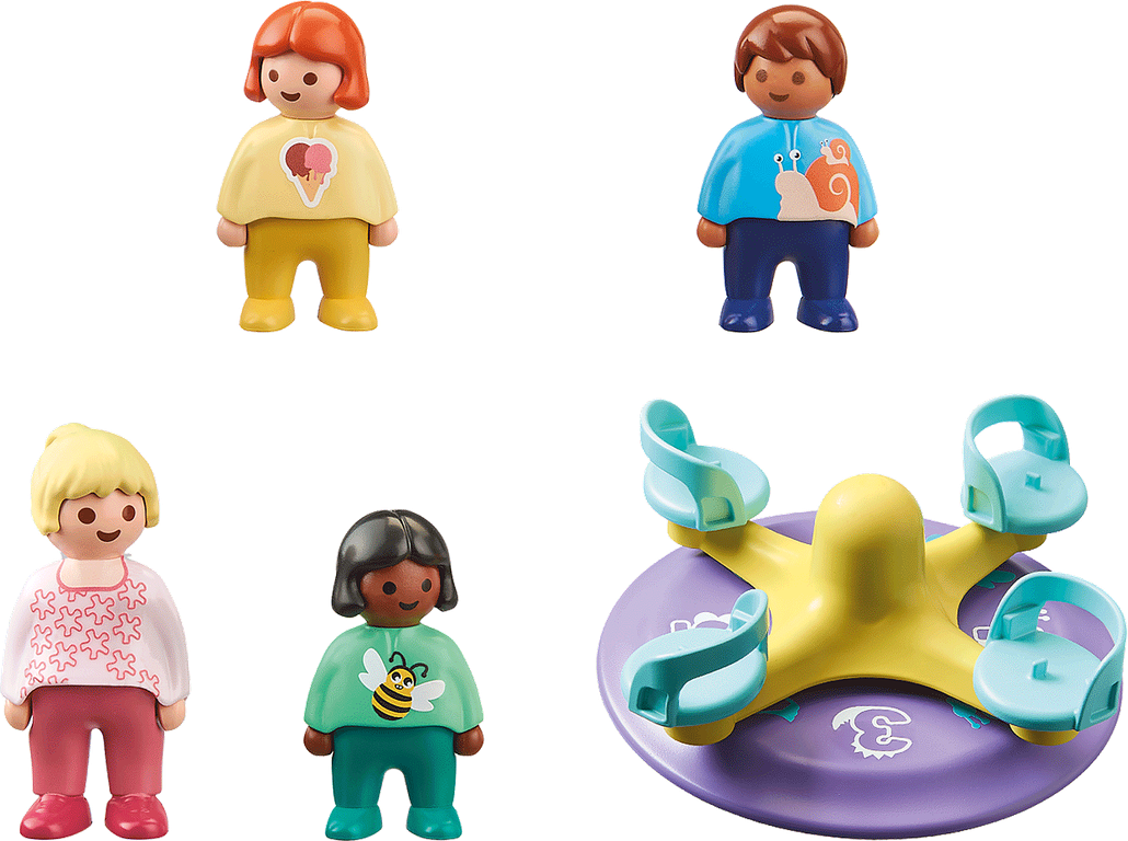 Playmobil® 1.2.3 1.2.3: Number-Merry-Go-Round components