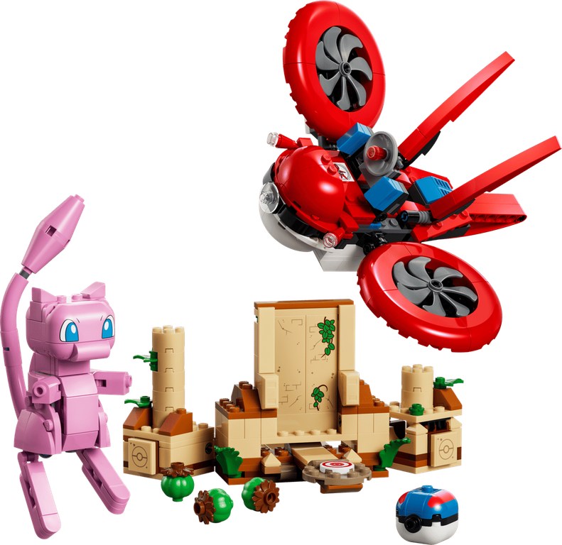 LEGO® Pokémon™ SMART Play™: Drone Search for Mythical Mew componenti