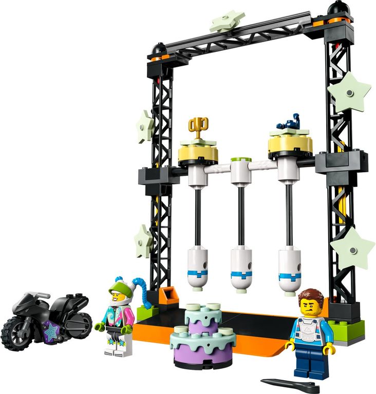 LEGO® City De verpletterende stuntuitdaging componenten