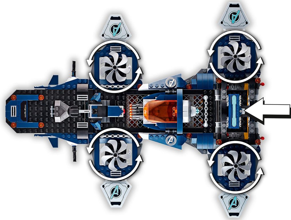 LEGO® Marvel Avengers Helicarrier komponenten