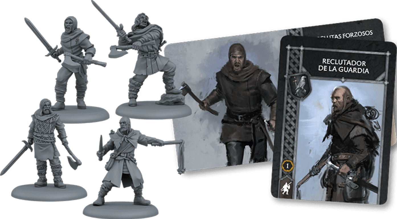 A Song of Ice & Fire: Tabletop Miniatures Game – Conscripts composants