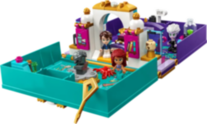 LEGO® Disney De Kleine Zeemeermin verhalenboek componenten
