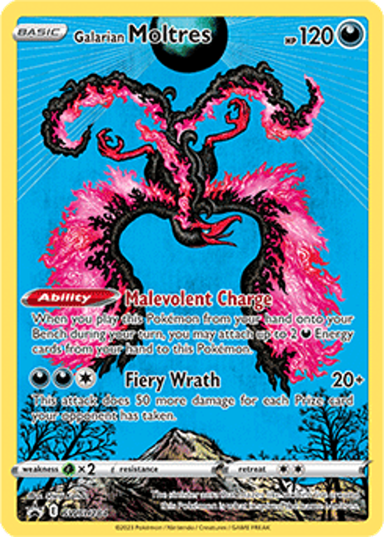 Pokémon TCG: Crown Zenith Tin (Galarian Moltres) carta