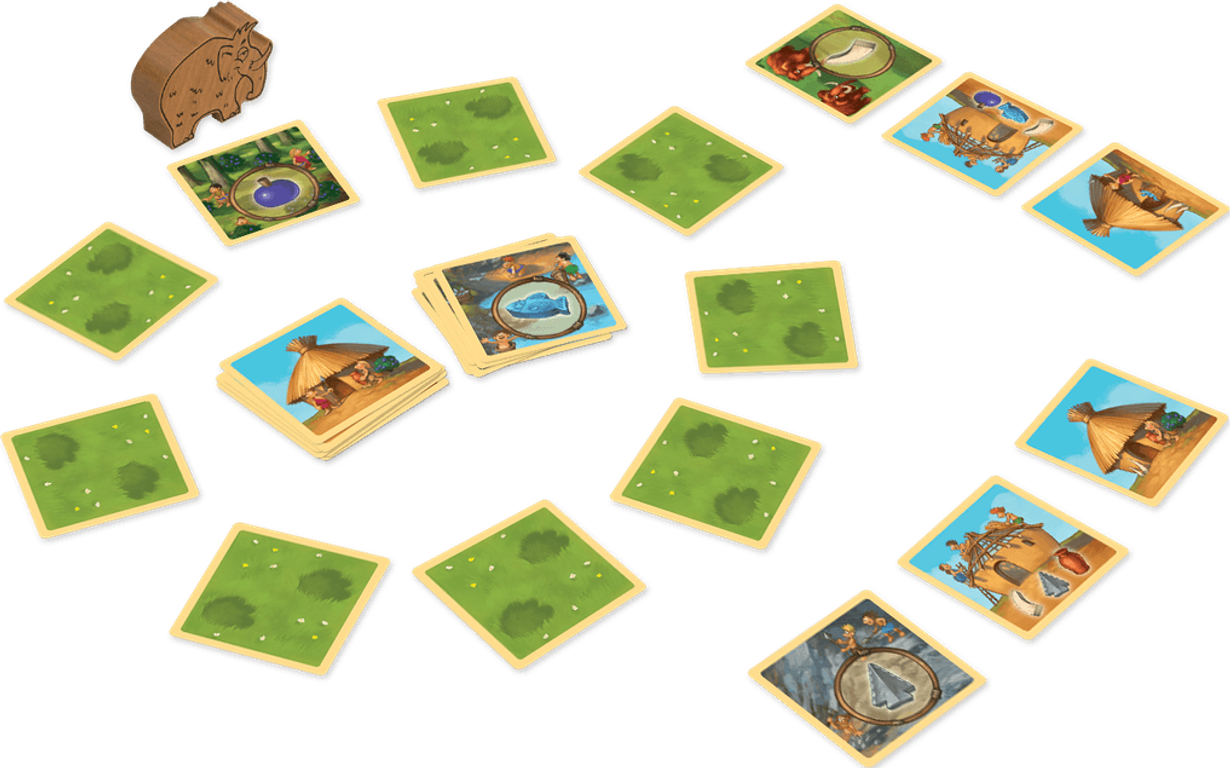 My First Stone Age: The Card Game componenten