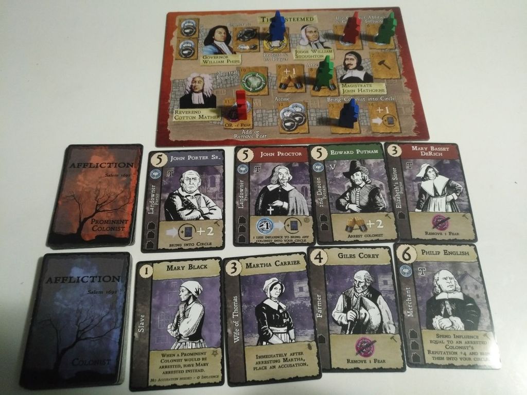 Salem 1692, Board Game