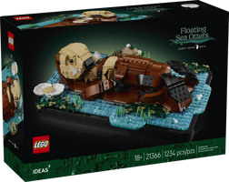LEGO® Ideas Floating Sea Otters