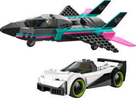 LEGO® City Jet vs. voiture
