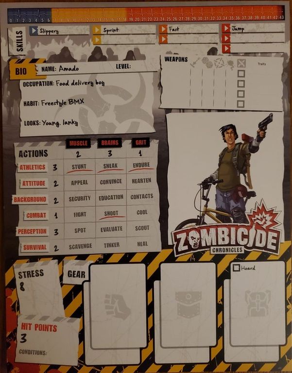 Zombicide: Chronicles Gamemaster Starter Kit komponenten