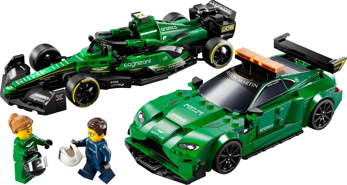 LEGO® Speed Champions Aston Martin Safety Car & AMR23 composants