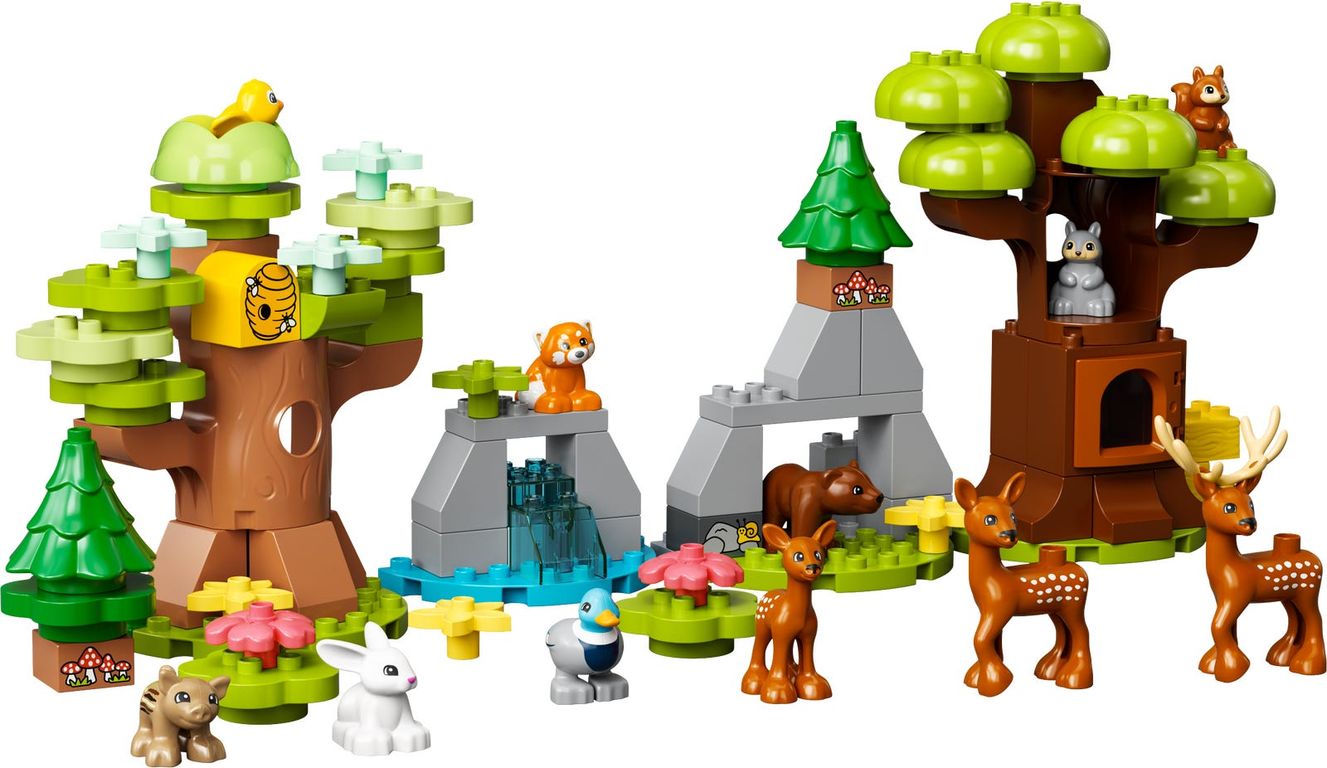 LEGO® DUPLO® Wilde dieren van Europa componenten