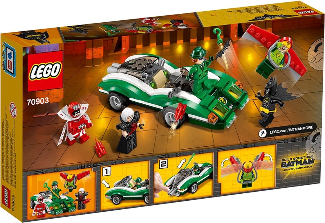 LEGO® Batman Movie The Riddler™ raadsel-racer achterkant van de doos