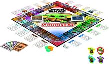 Monopoly Star Wars Mandalorian The Child componenten