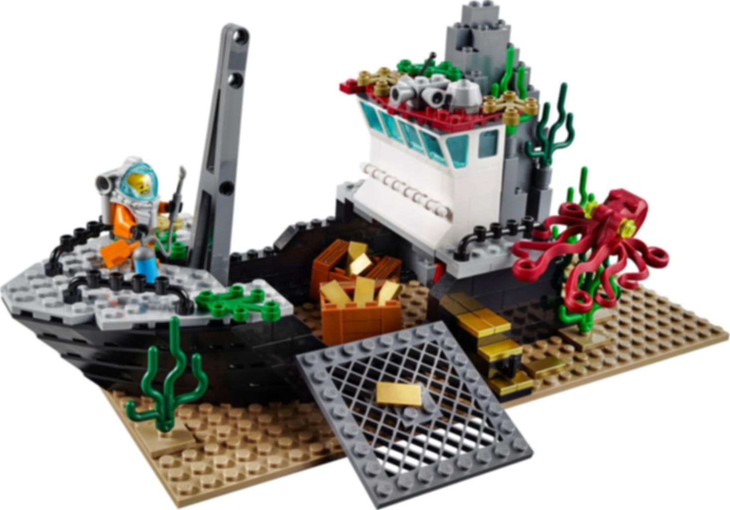 LEGO® City Diepzee Onderzoeksschip componenten