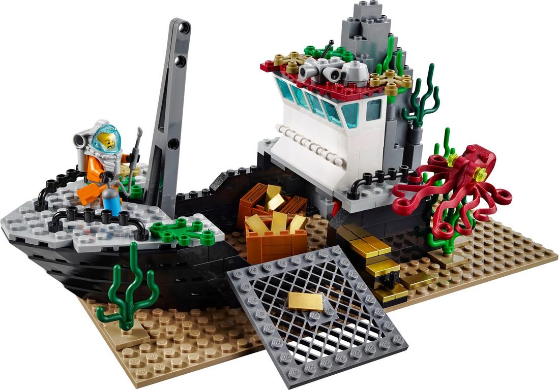 LEGO® City Le bateau d'exploration composants