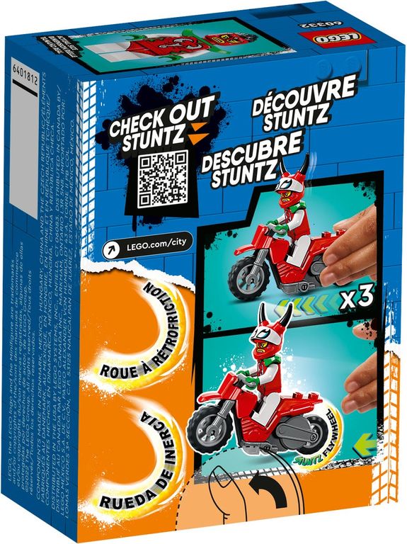 LEGO® City Reckless Scorpion Stunt Bike back of the box