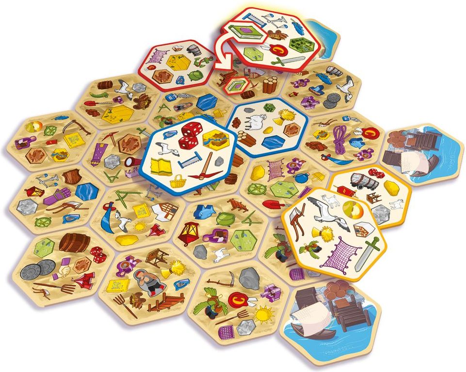 Dobble CATAN komponenten