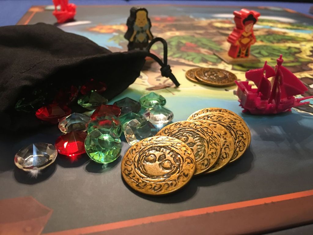Dead Man's Doubloons components
