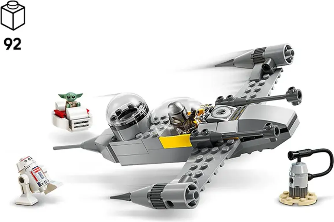 LEGO® Star Wars Mandos und Grogus N-1 Starfighter komponenten