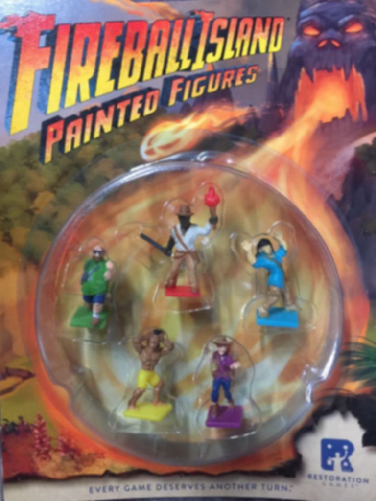 Fireball Island: The Curse of Vul-Kar – Painted Figures components