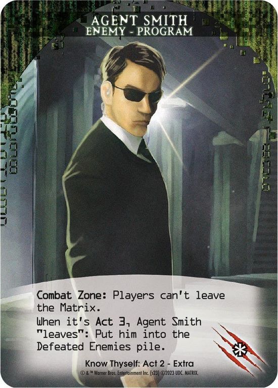 Legendary Encounters: The Matrix Agent Smith carte