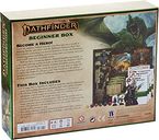 Pathfinder 2 Roleplaying Game: Beginner Box parte posterior de la caja