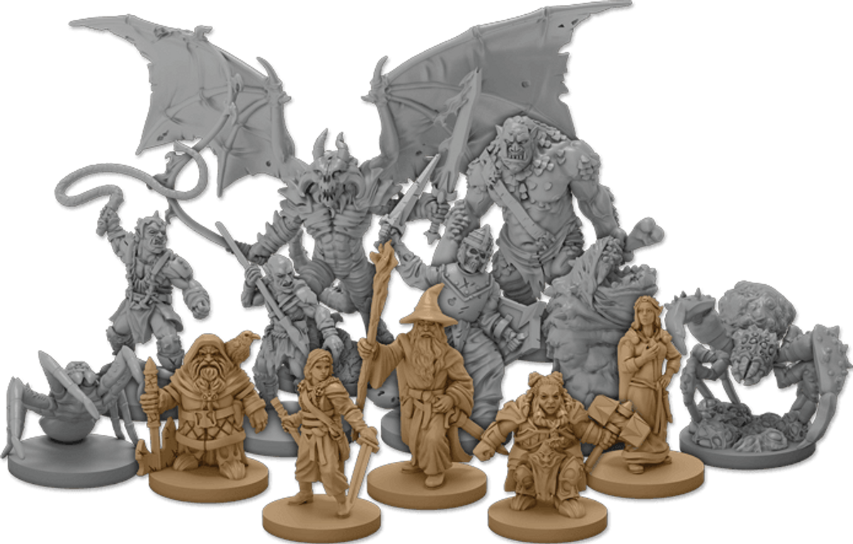The Lord of the Rings: Journeys in Middle Earth – Shadowed Paths Expansion miniatures