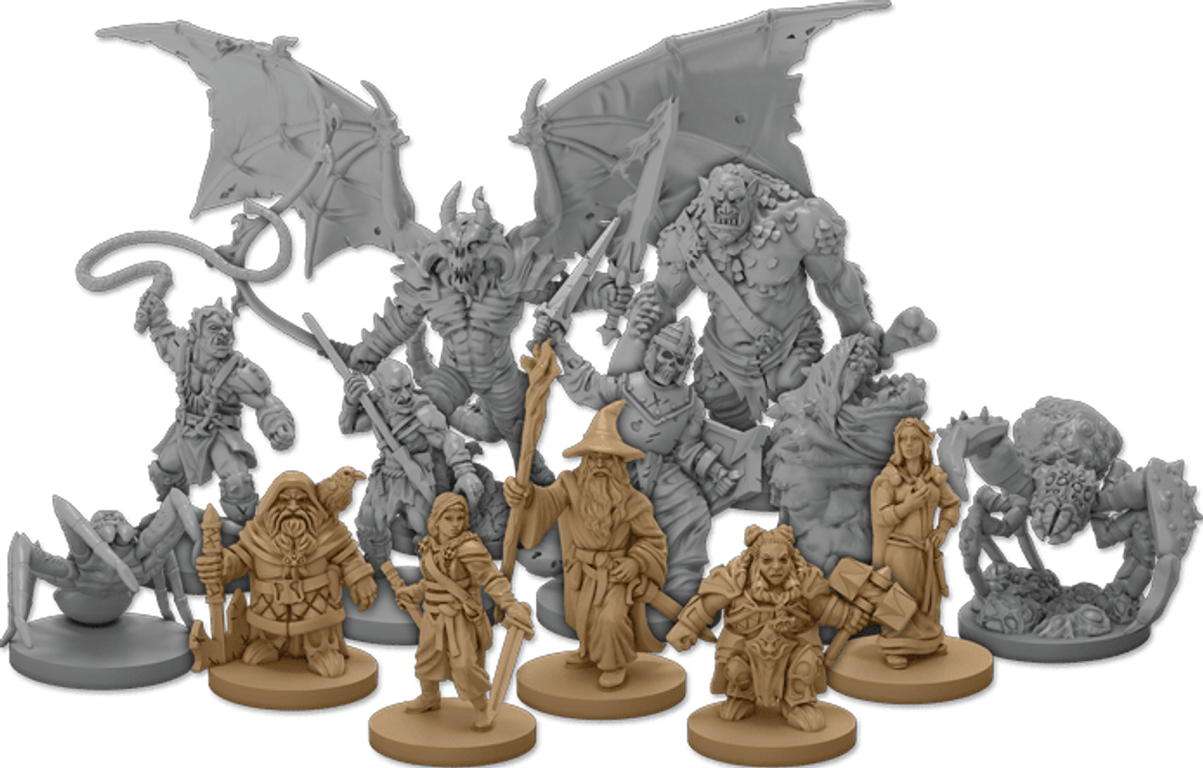 The Lord of the Rings: Journeys in Middle Earth – Shadowed Paths Expansion miniatures