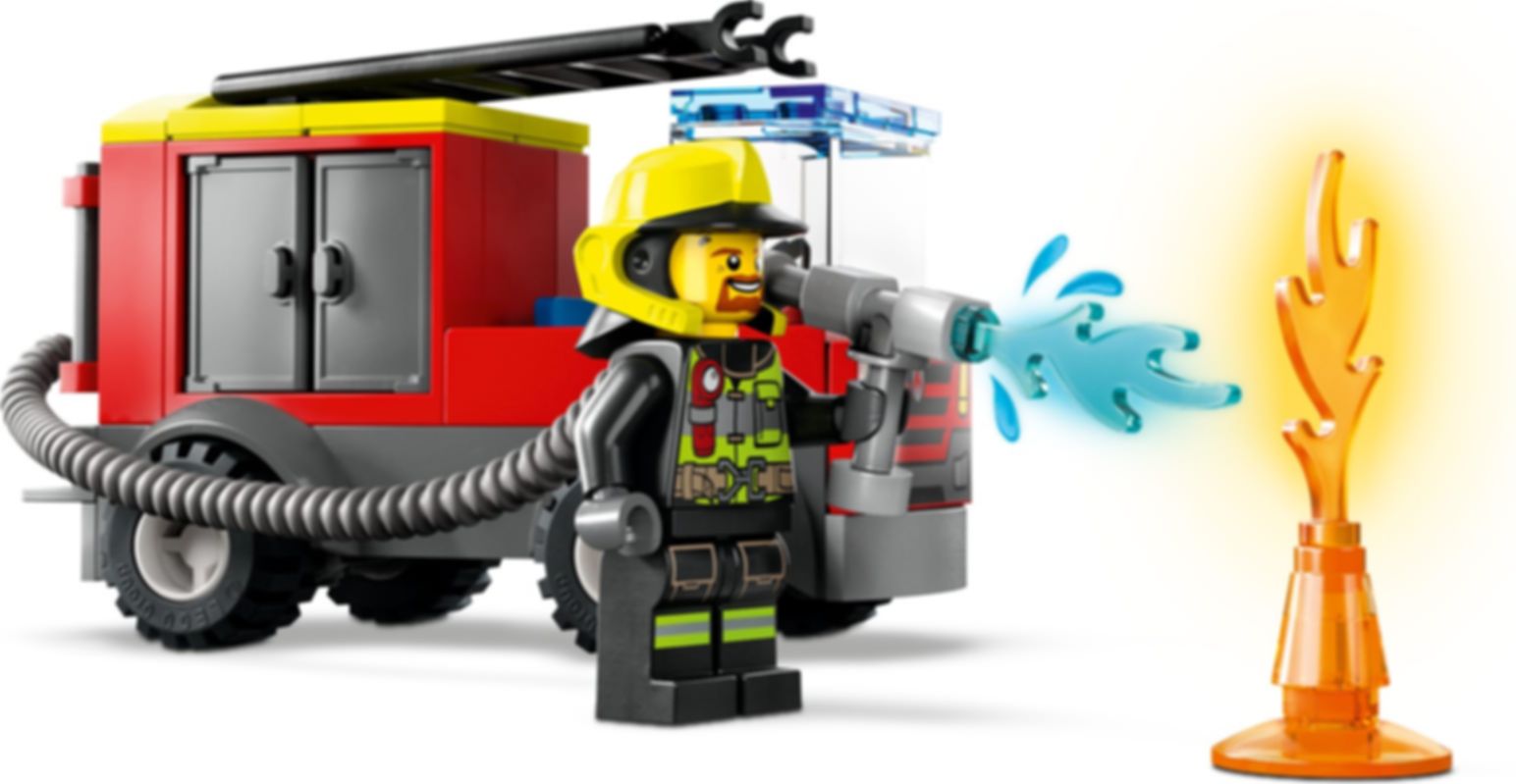 LEGO® City Fire Station and Fire Truck gameplay