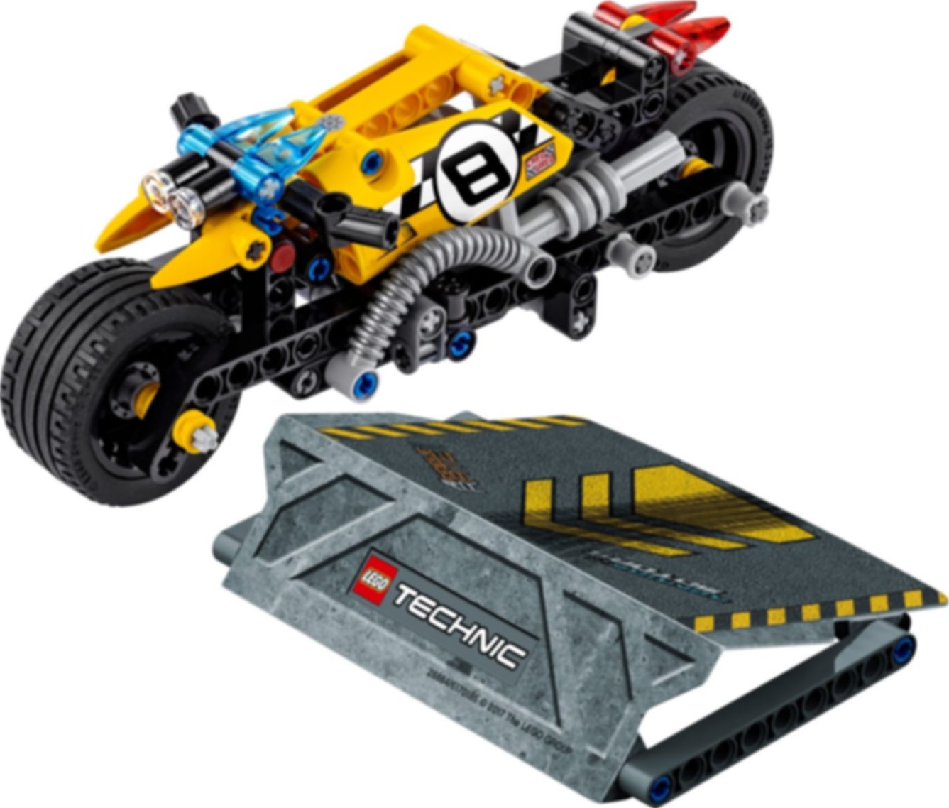 LEGO® Technic La moto du cascadeur composants
