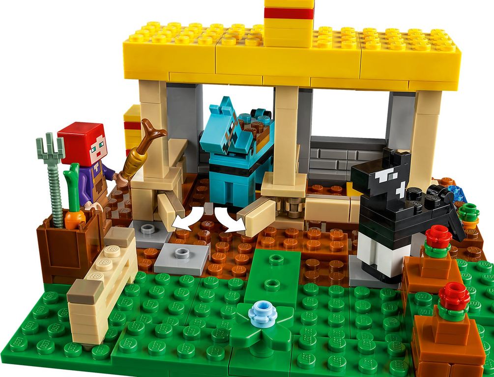 LEGO® Minecraft Der Pferdestall komponenten