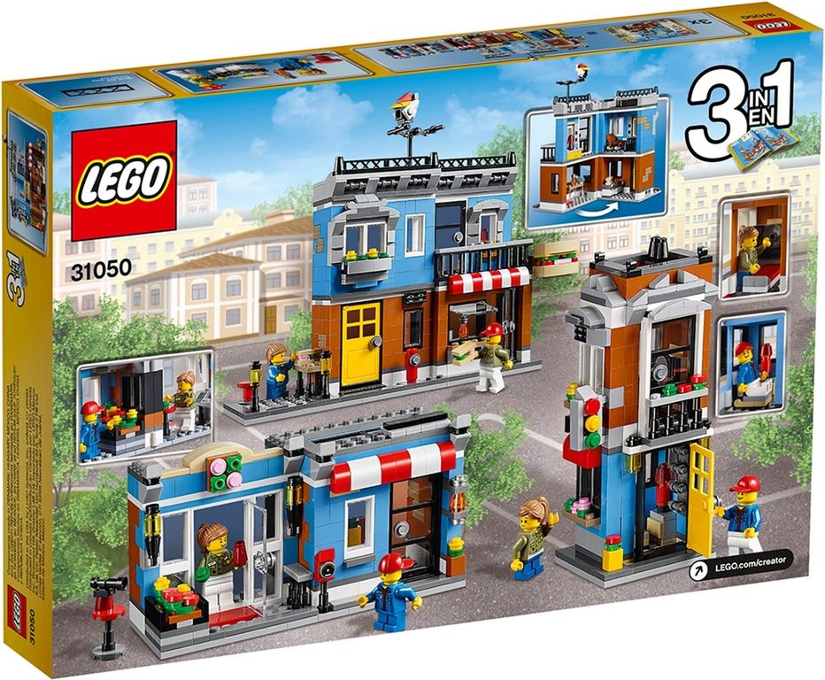 LEGO® Creator Corner Deli back of the box