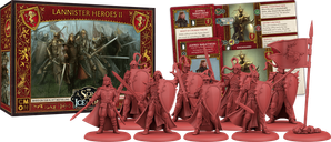 A Song of Ice & Fire: Tabletop Miniatures Game – Lannister Heroes II components