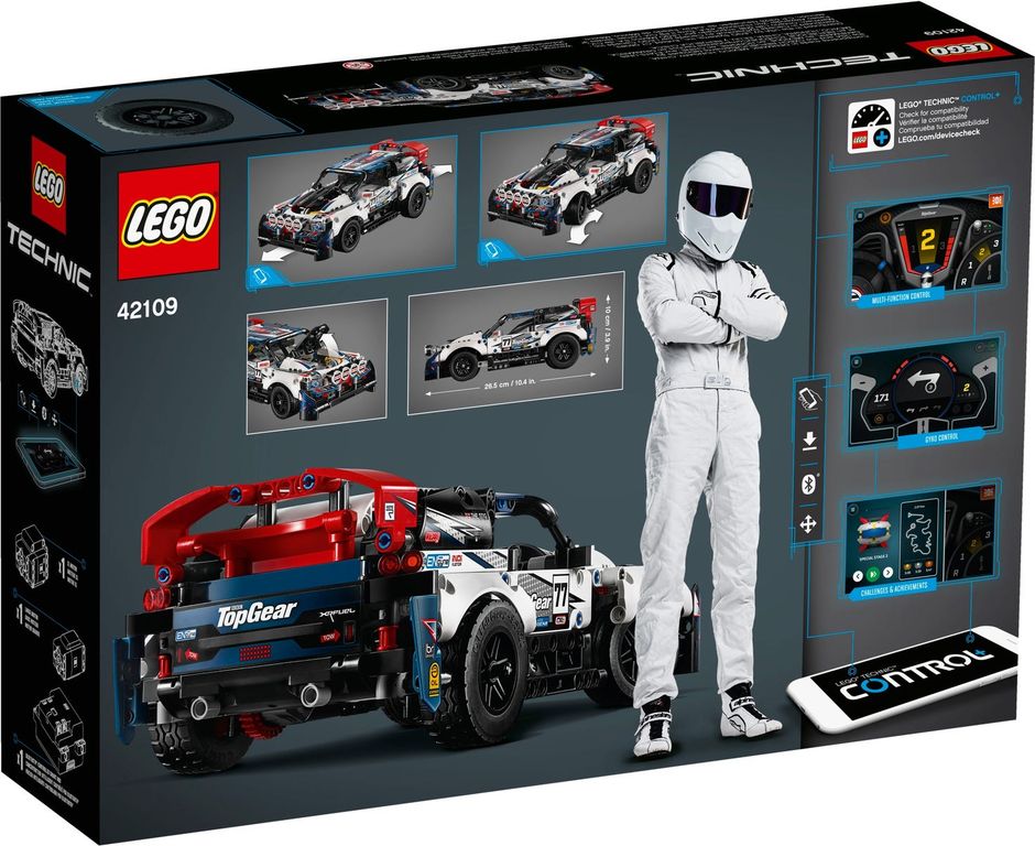 LEGO® Technic La voiture de rallye contrôlée dos de la boîte