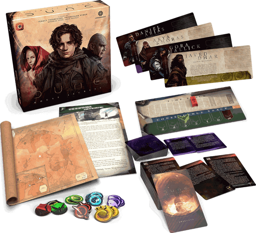 Dune: House Secrets components