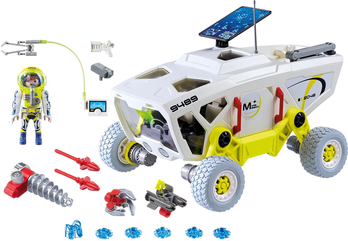 Playmobil® Space Mars Research Vehicle components