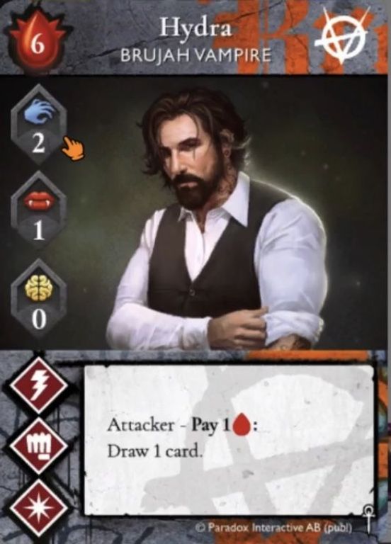 Vampire: The Masquerade – Rivals Expandable Card Game Hydra carta