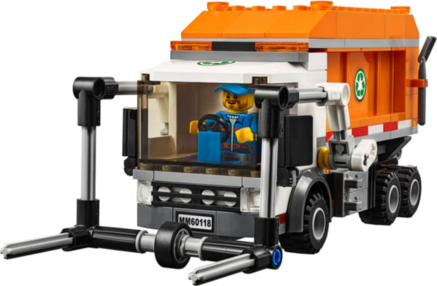 LEGO® City Vuilniswagen componenten