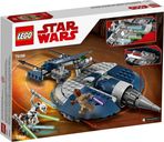 LEGO® Star Wars Gevechtsspeeder van General Grievous achterkant van de doos