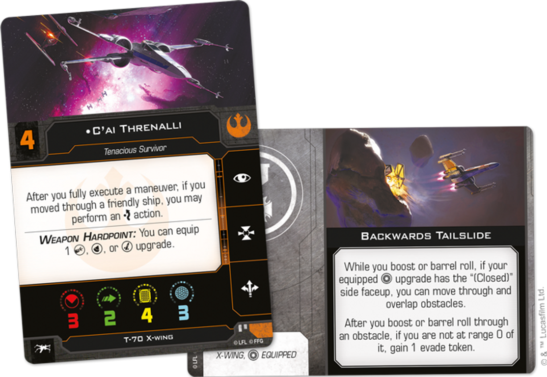 Star Wars: X-Wing (Second Edition) – Hérauts de l'espoir cartas