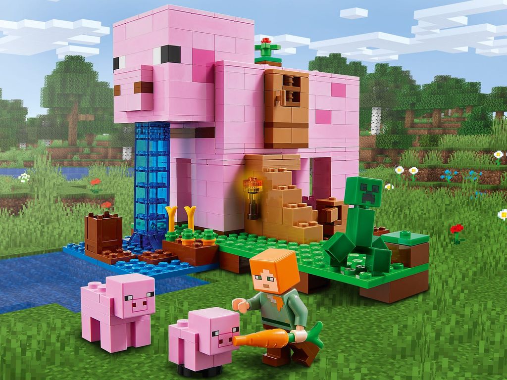 LEGO® Minecraft The Pig House gameplay
