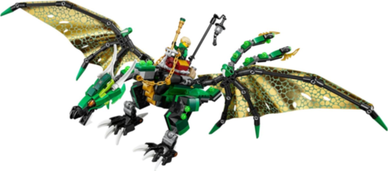 LEGO® Ninjago The Green NRG Dragon components