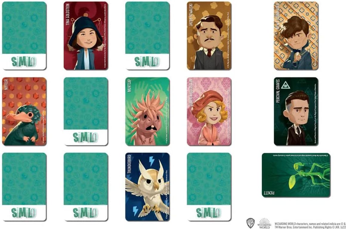 Similo : Les Animaux Fantastiques cartes