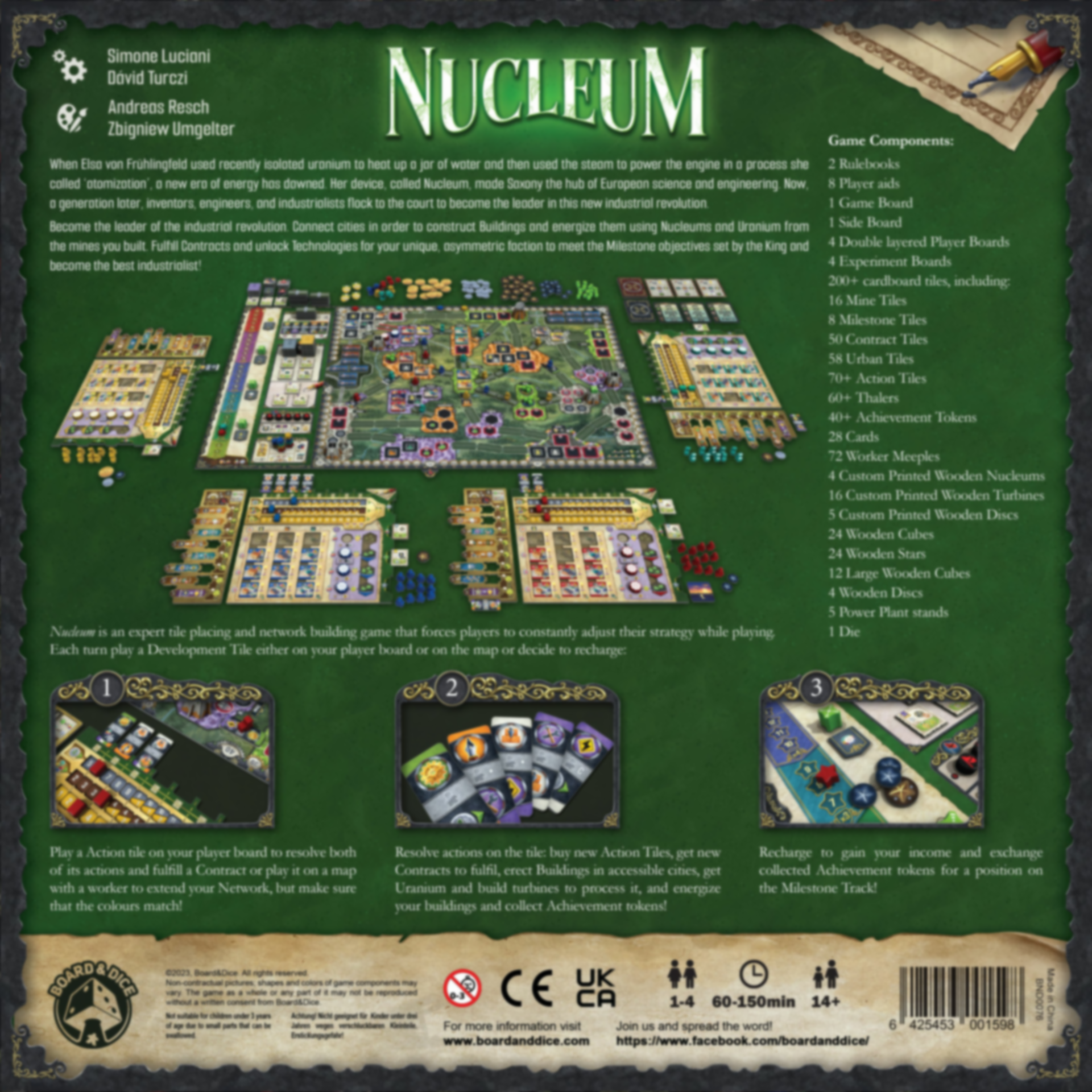 Nucleum back of the box