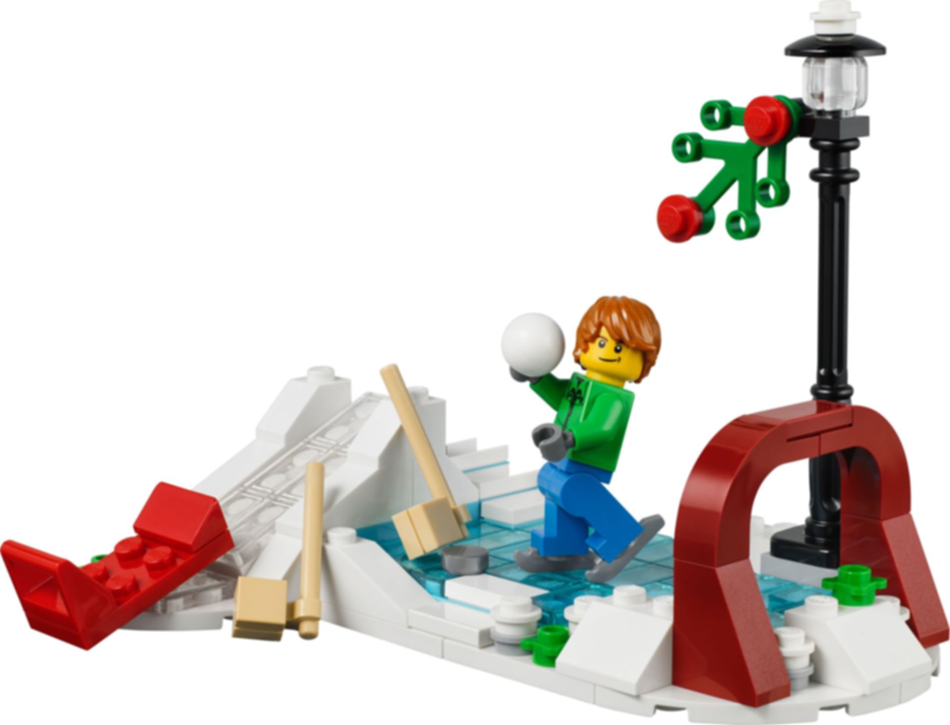 LEGO® Creator Holiday Winter Skating Scene jugabilidad